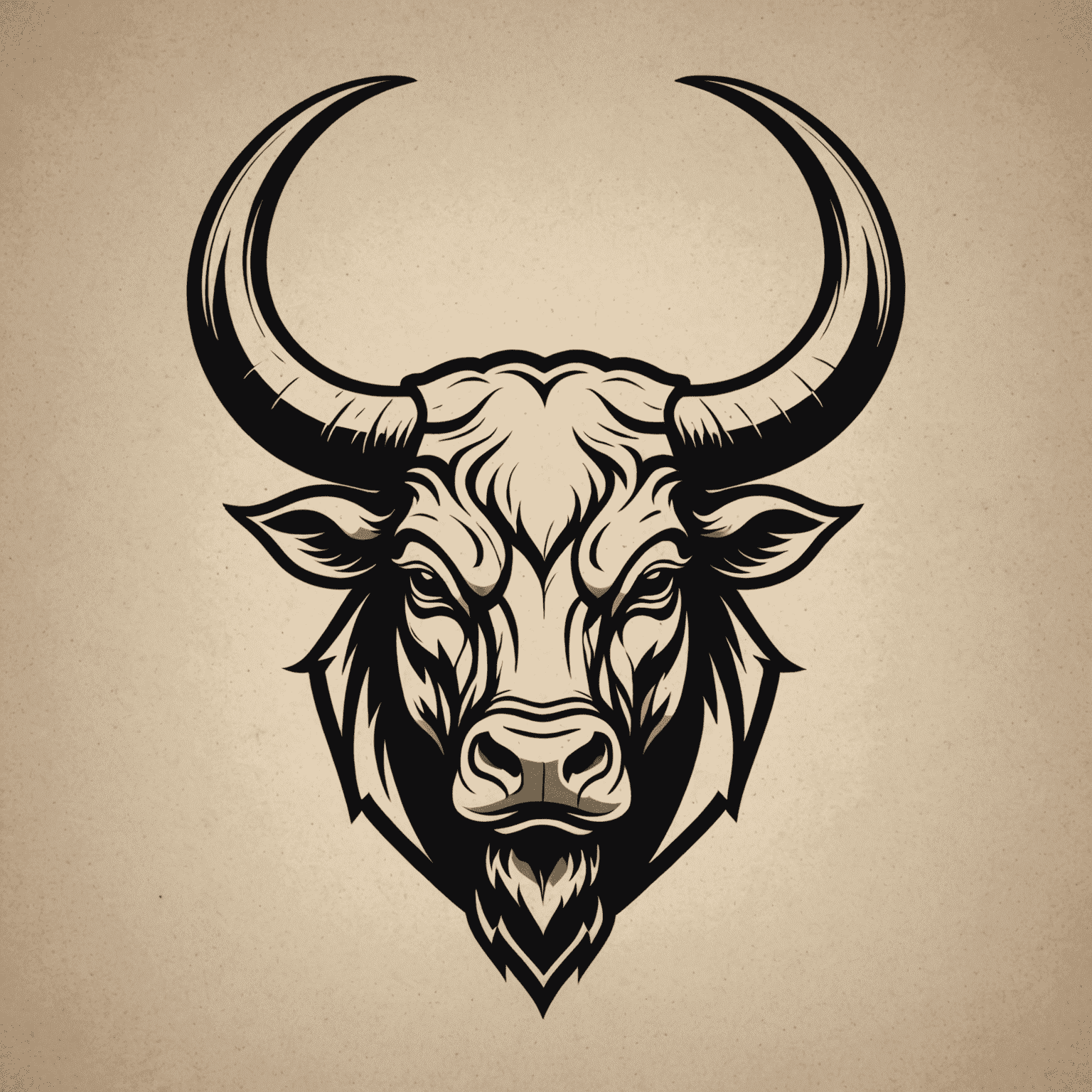 Bullsader logo featuring a stylized bull head with strong horns, symbolizing farm strength and quality