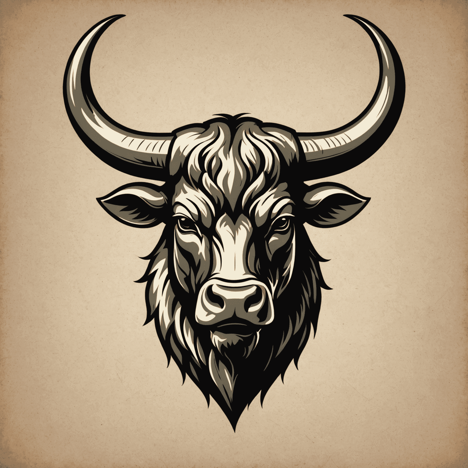 Bullsader logo featuring a stylized bull head with strong horns, symbolizing farm strength and quality